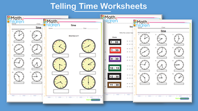 telling time worksheets grade 1
